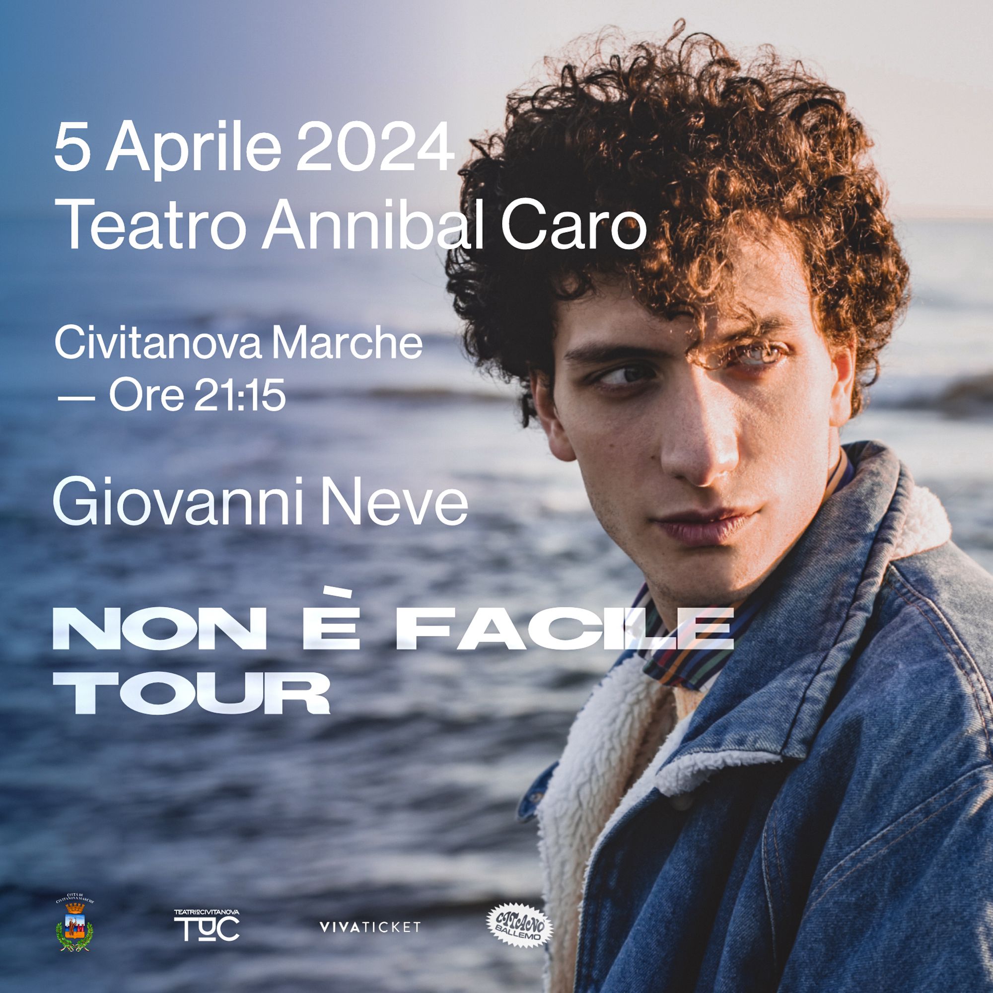 Neve in “Non è Facile Tour”: spettacolo di musica e danza venerdì sera al Teatro Annibal Caro di Civitanova